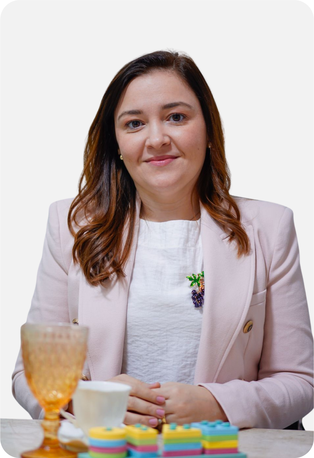 Retrato editorial de Kelvianne Mendes, nutricionista infantil
